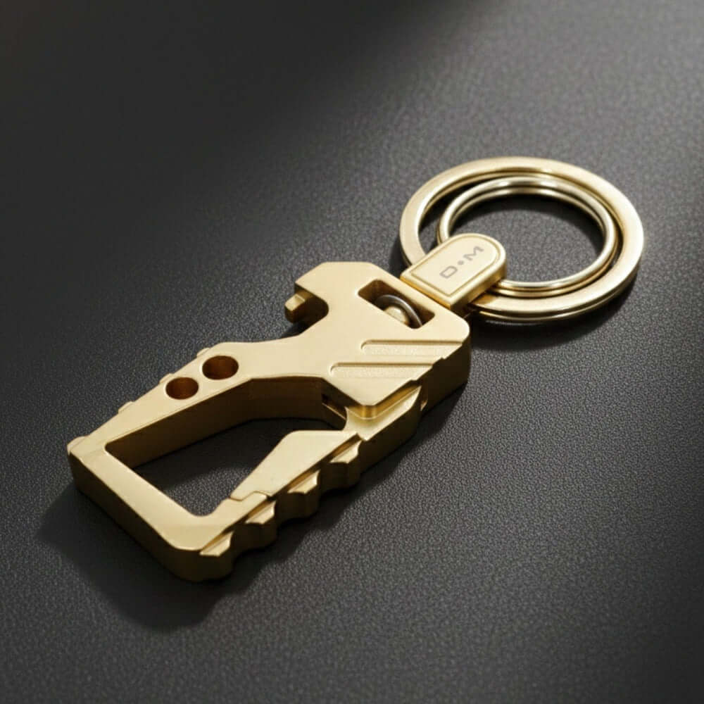 HEXAGRIP - GODLEN - Stainless Steel Keychain for Men & Boy — KeyChains for Men | THE MEN THING