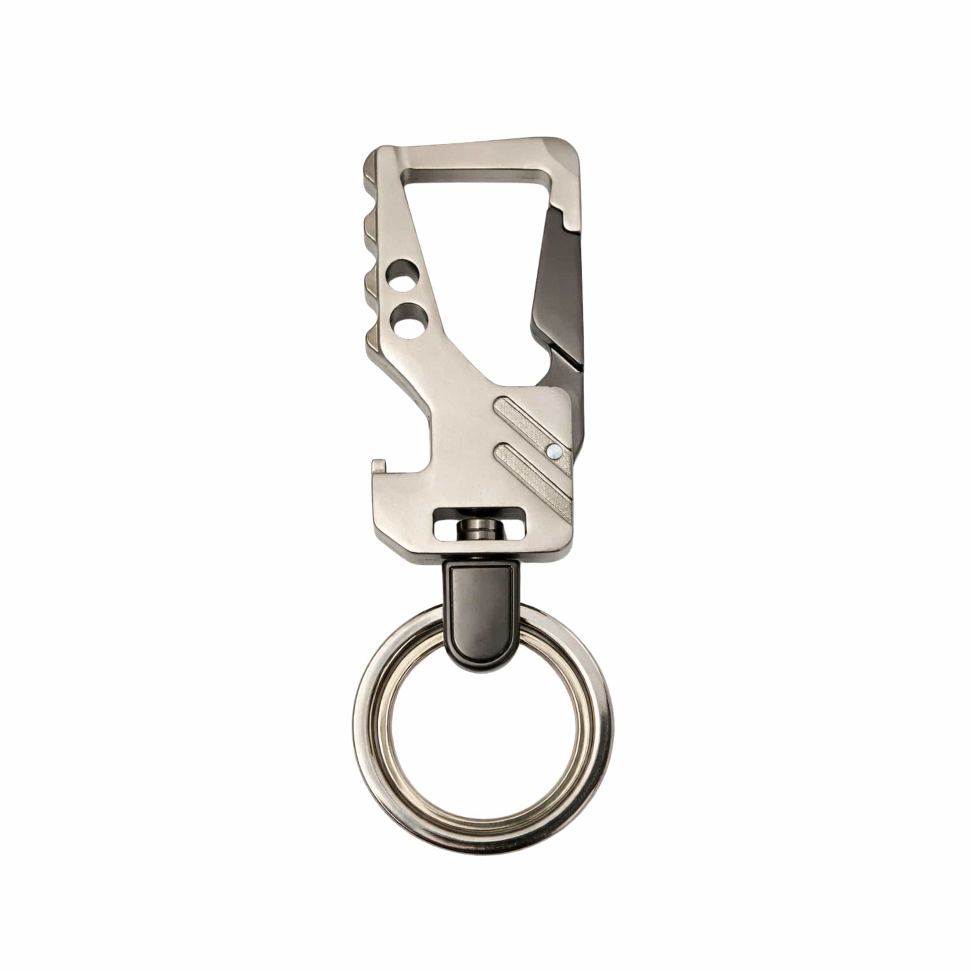 HEXAGRIP - MATTE STEEL - Stainless Steel Keychain for Men & Boy - THE MEN THING