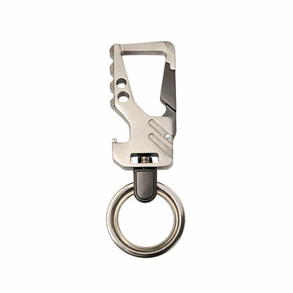 HEXAGRIP - MATTE STEEL - Stainless Steel Keychain for Men & Boy - THE MEN THING