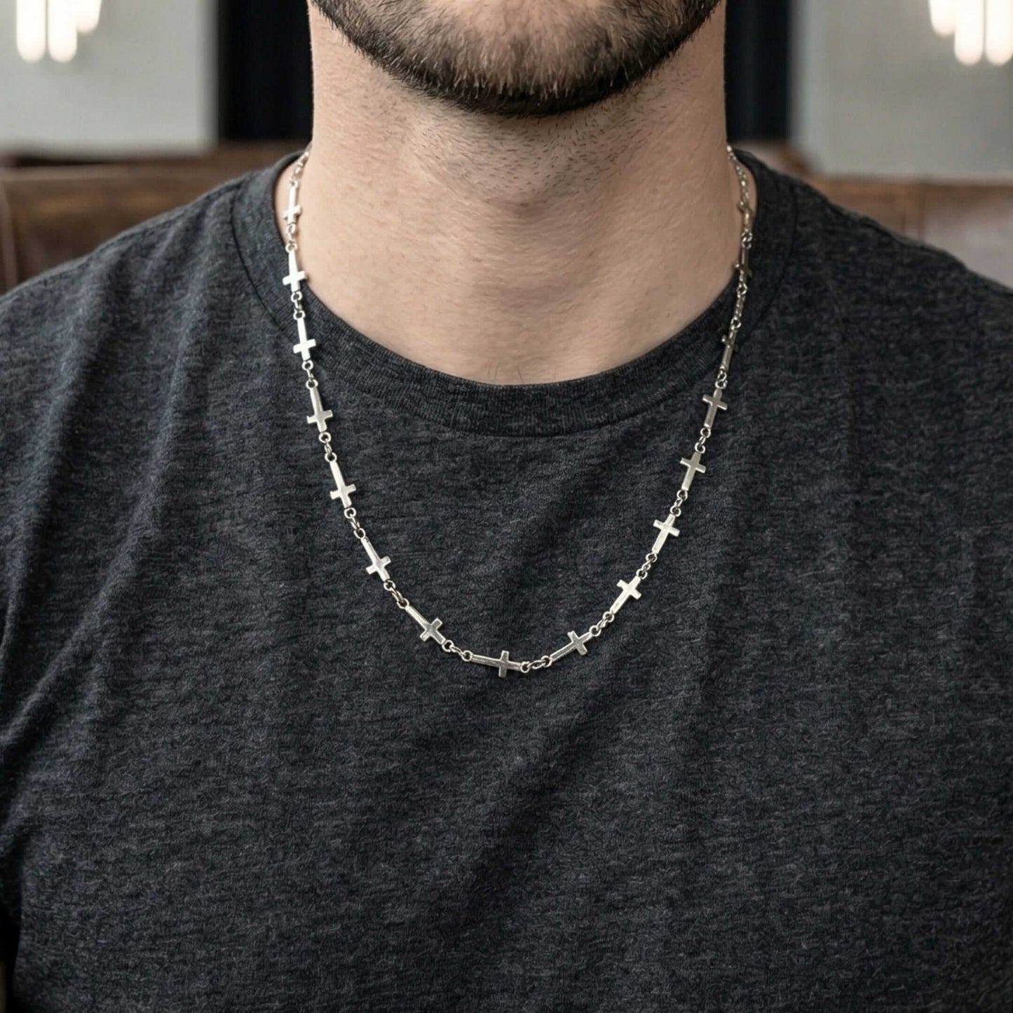 HOLY LINK - 7mm Pure Stainless Steel 20inch Chain for Men & Boys - THE MEN THING