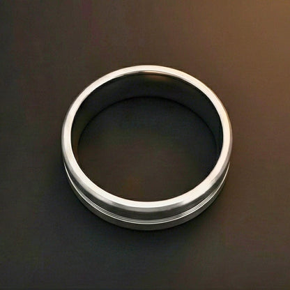 HORIZON ELITE RING - Pure Stainless Steel Men’s Steel Plated Ring (Size : 17-22-27) - THE MEN THING