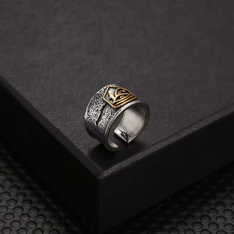 HORUS EYE OF GOD - Copper Adjustable Ring for Men and Boys - THE MEN THING