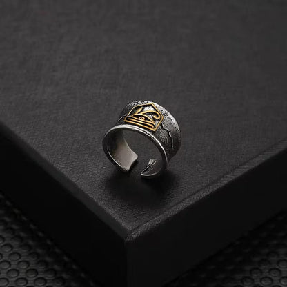 HORUS EYE OF GOD - Copper Adjustable Ring for Men and Boys - THE MEN THING