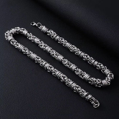 IMPERIUM - 9mm Chain Pure Stainless Steel 23inch for Men & Boys - THE MEN THING