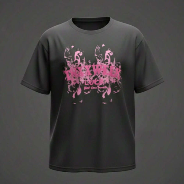 INXX WEEK LUCK Oversized T-Shirt - Black