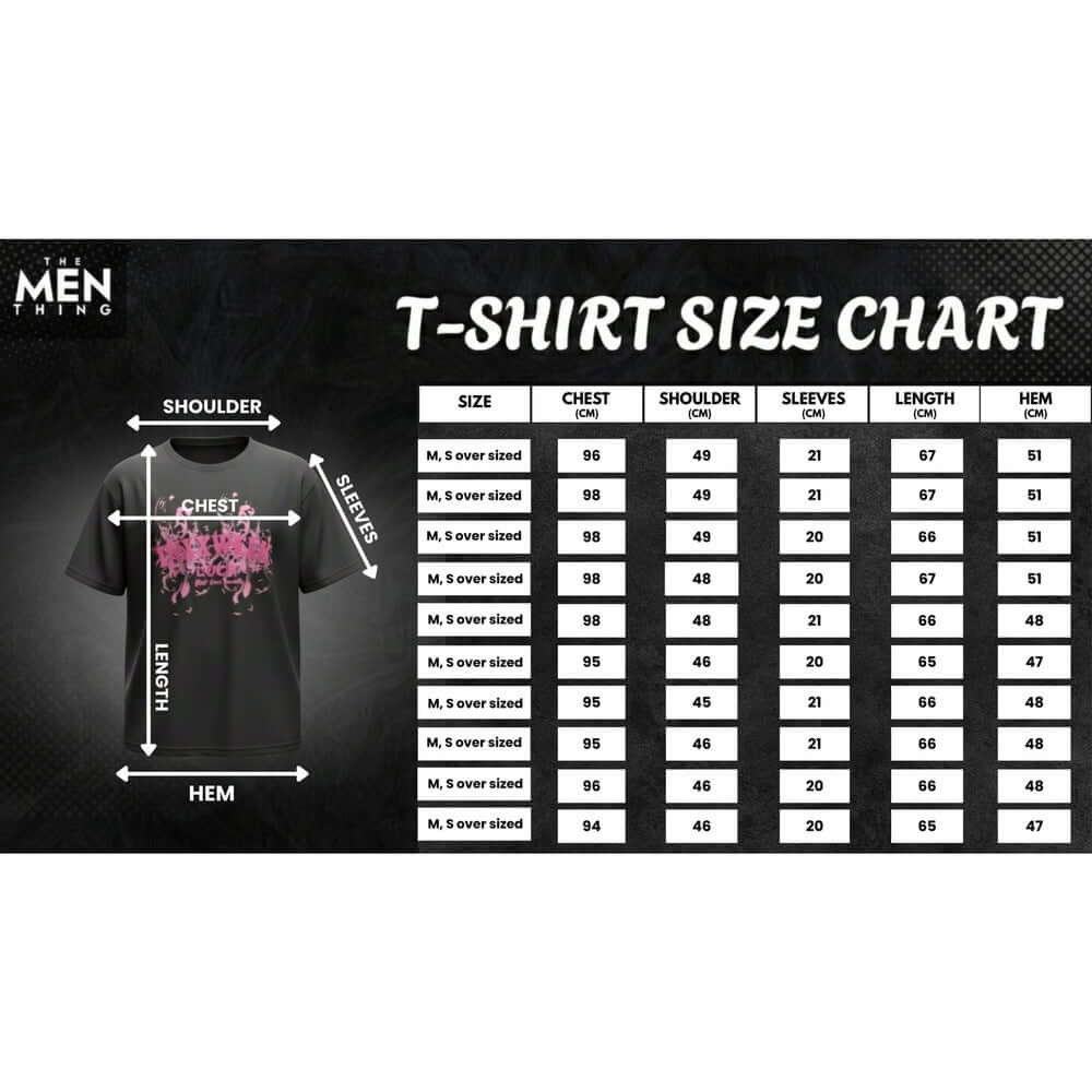INXX WEEK LUCK Oversized T-Shirt - Black — T-Shirt for Men | THE MEN THING