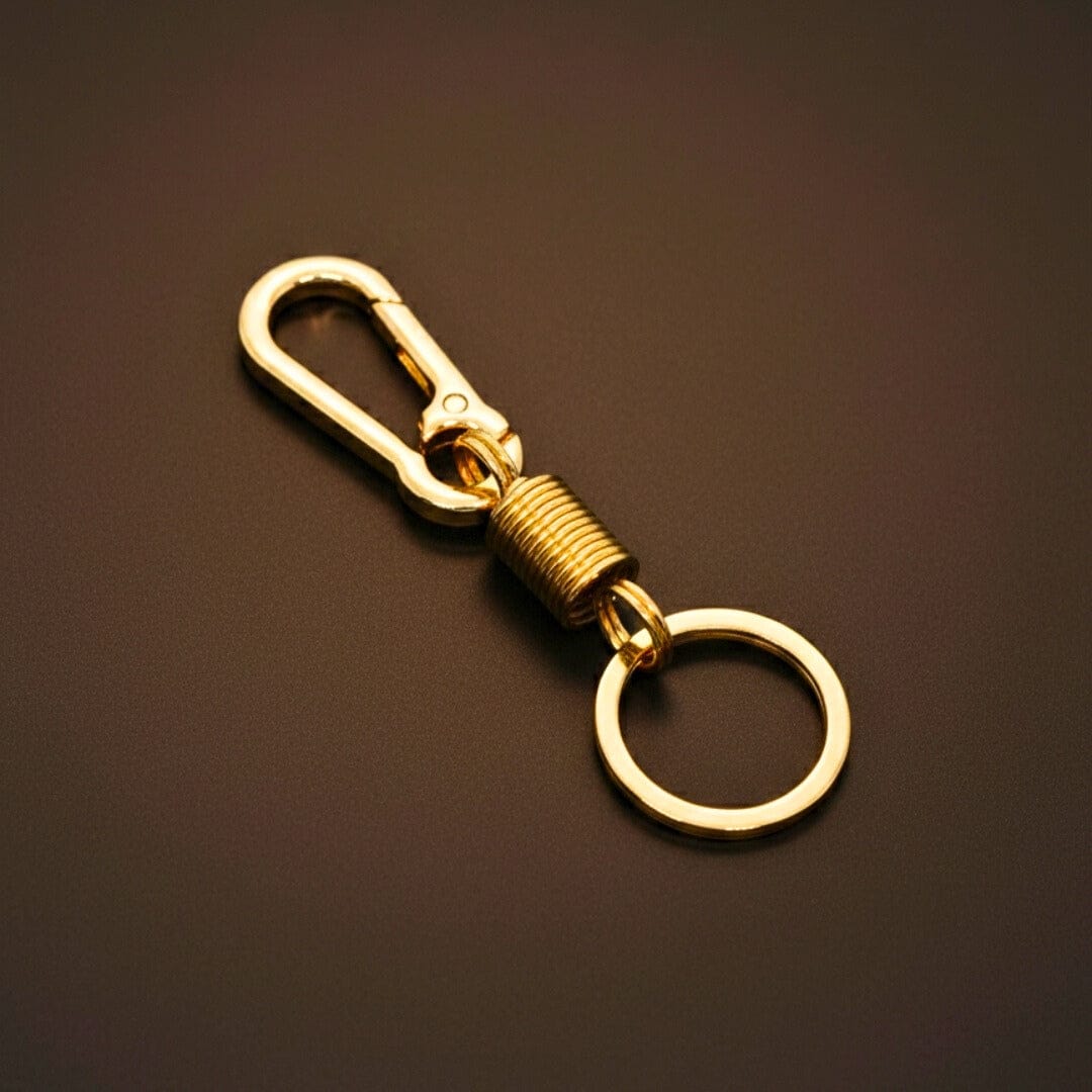 IRON LOOP GOLD - Compact Stainless Steel Keychain for Men & Boy - THE MEN THING