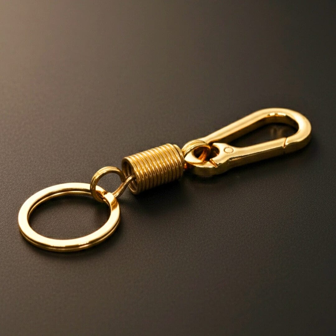 IRON LOOP GOLD - Compact Stainless Steel Keychain for Men & Boy - THE MEN THING