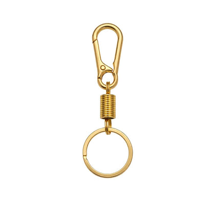 IRON LOOP GOLD - Prime Stainless Steel Keychain for Men & Boy - THE MEN THING