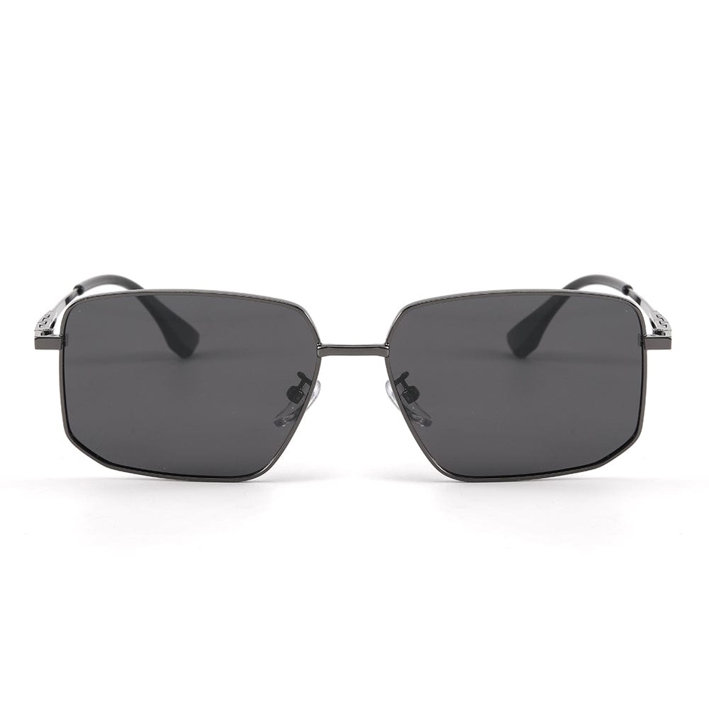 J3292 - OBLIVION SHADE - HD Polarised Sunglasses for Men - UV400 Protection, Stainless Steel Frame - Black Tinted - THE MEN THING