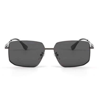 J3292 - OBLIVION SHADE - HD Polarised Sunglasses for Men - UV400 Protection, Stainless Steel Frame - Black Tinted - THE MEN THING