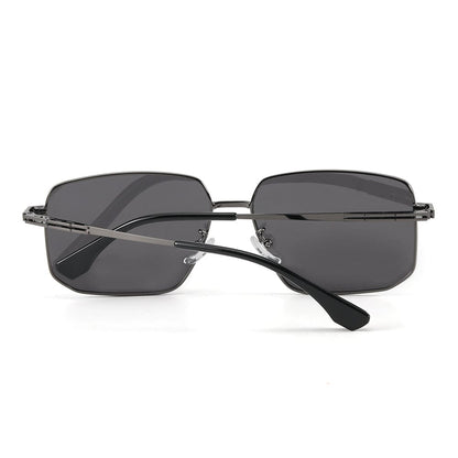 J3292 - OBLIVION SHADE - HD Polarised Sunglasses for Men - UV400 Protection, Stainless Steel Frame - Black Tinted - THE MEN THING