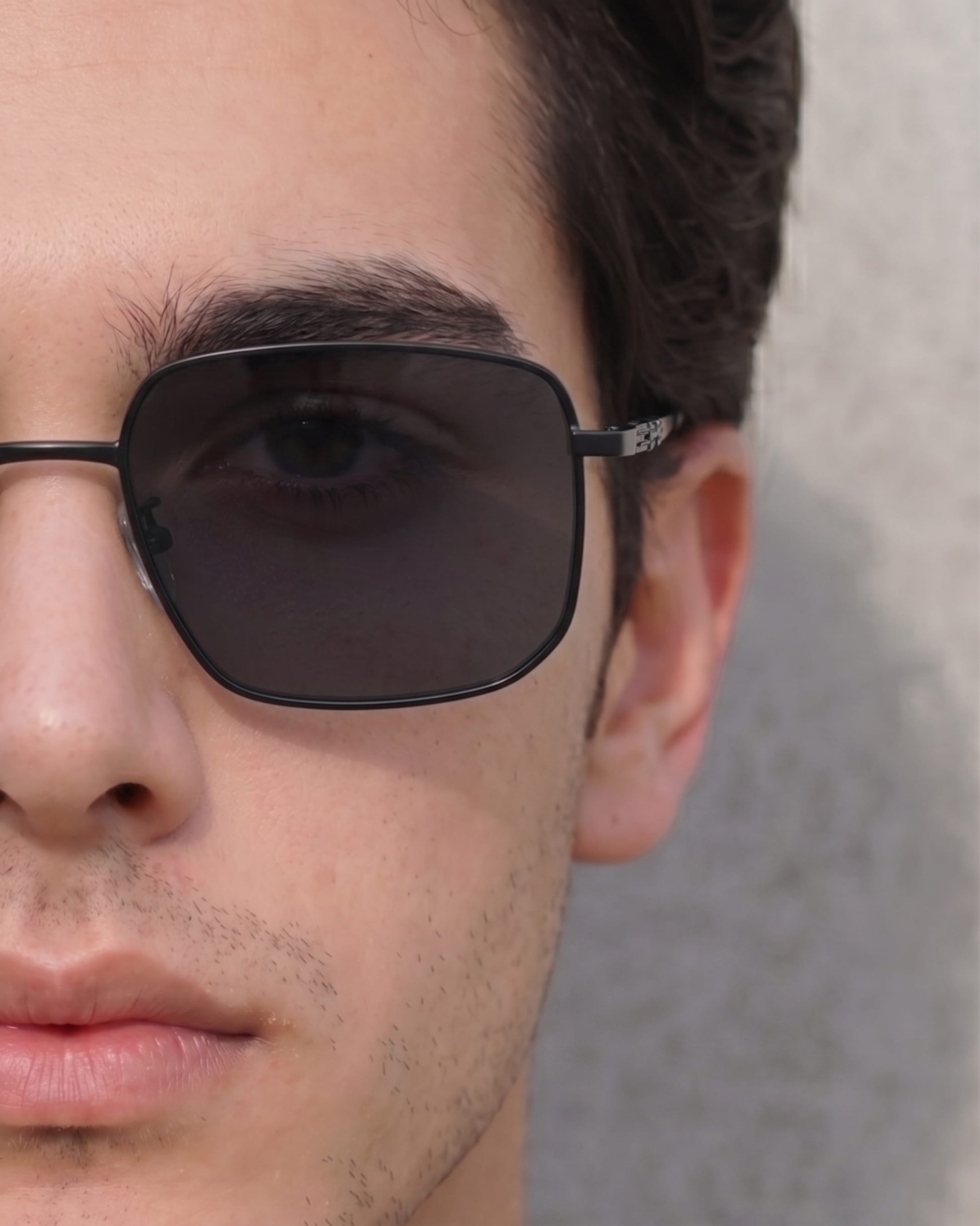 J3292 - OBLIVION SHADE - HD Polarised Sunglasses for Men - UV400 Protection, Stainless Steel Frame - Dark Tinted - THE MEN THING