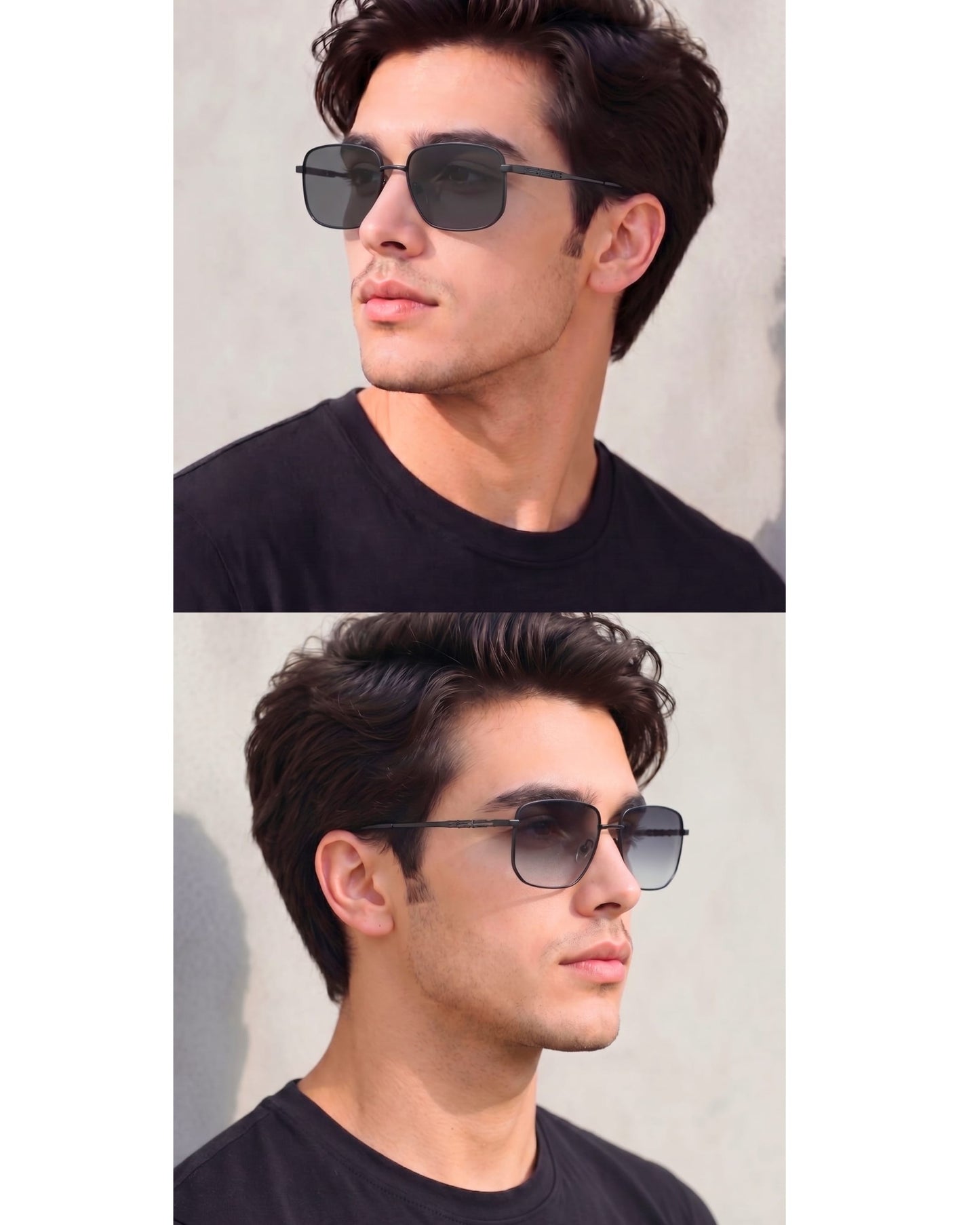 J3292 - OBLIVION SHADE - HD Polarised Sunglasses for Men - UV400 Protection, Stainless Steel Frame - Dark Tinted - THE MEN THING