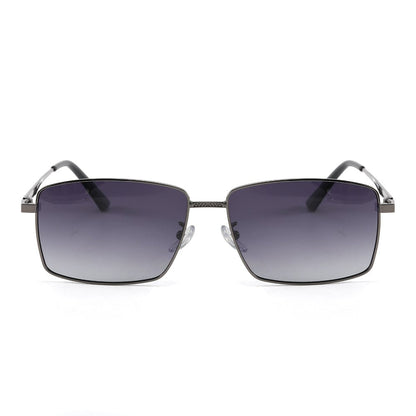 J3298 - OBSIDIAN LUXE - HD Polarised Sunglasses for Men - UV400 Protection, Stainless Steel Frame - Gradient Grey Lenses - THE MEN THING
