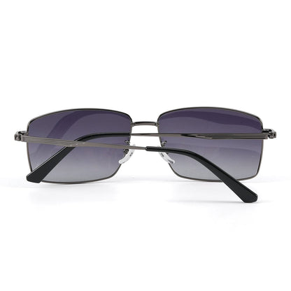 J3298 - OBSIDIAN LUXE - HD Polarised Sunglasses for Men - UV400 Protection, Stainless Steel Frame - Gradient Grey Lenses - THE MEN THING