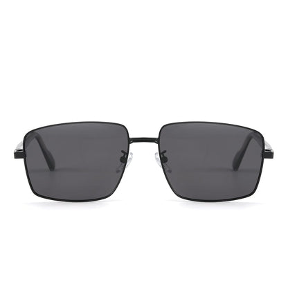 J3305 - PHANTOM SHADE - HD Polarised Sunglasses for Men - UV400 Protection, Stainless Steel Frame - Black Lenses - THE MEN THING