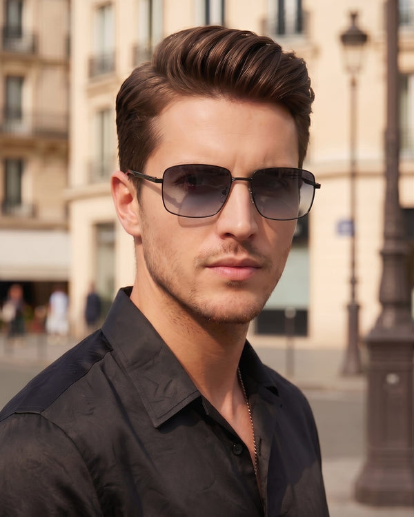 J3305 - PHANTOM SHADE - HD Polarised Sunglasses for Men - UV400 Protection, Stainless Steel Frame - Gradient Lenses