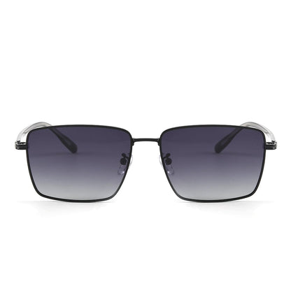 J3308 - SLEEK VANTAGE- HD Polarised Sunglasses for Men - UV400 Protection, Stainless Steel Frame - Gradient Grey Lens - THE MEN THING