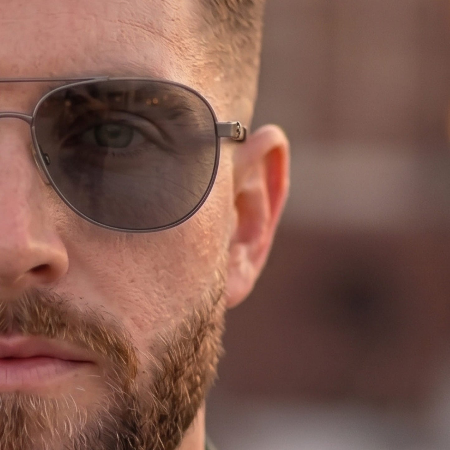 J3332 - MYSTIC ARC - HD Polarised Sunglasses for Men - UV400 Protection, Stainless Steel Frame - Gradient Black Lens - THE MEN THING