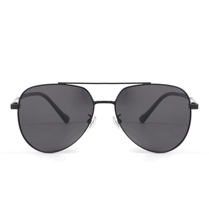 J3335 - SUNLIT ELEGANCE - HD Polarised Sunglasses for Men - UV400 Protection, Stainless Steel Frame - Black Frame with Black Lens - THE MEN THING