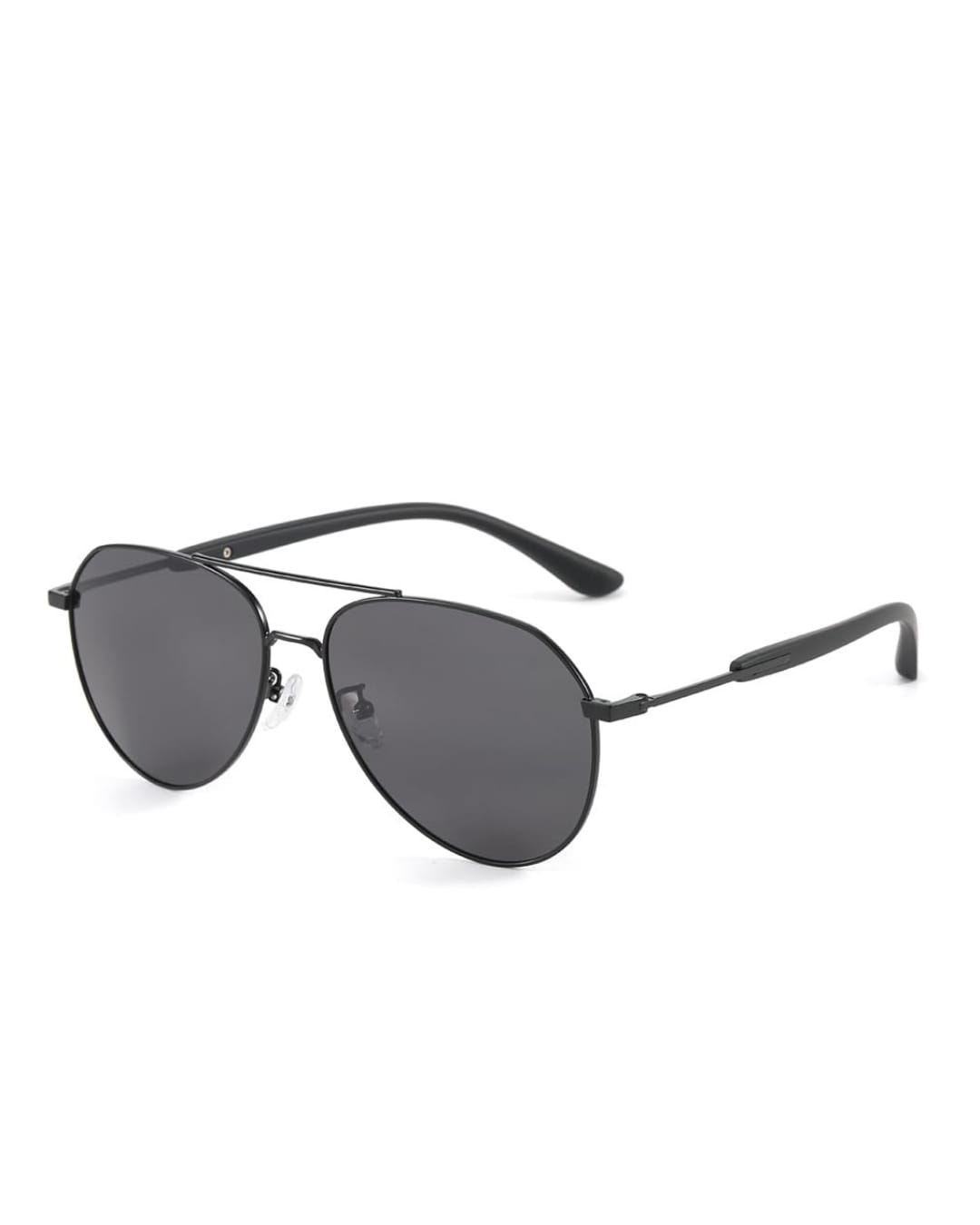 J3338 - SLATE SOAR - HD Polarised Sunglasses for Men - UV400 Protection, Stainless Steel Frame - Black Frame with Gradient Grey Lens - THE MEN THING