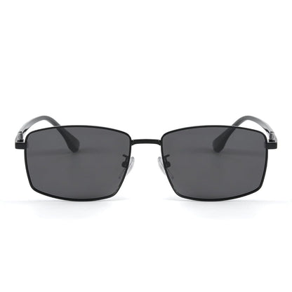 J3351 - MISTY NOIR - HD Polarised Sunglasses for Men - UV400 Protection, Stainless Steel Frame - Black Frame with Black Lens - THE MEN THING