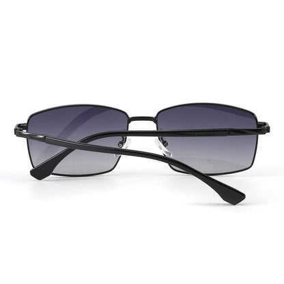 J3351 - MISTY NOIR - HD Polarised Sunglasses for Men - UV400 Protection, Stainless Steel Frame - Black Frame with Gradient Lens - THE MEN THING