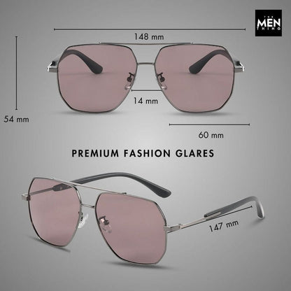 J3354 - NOVA SHADE - HD Polarised Sunglasses for Men - UV400 Protection, Stainless Steel Frame - Black Frame with Black Lens - THE MEN THING