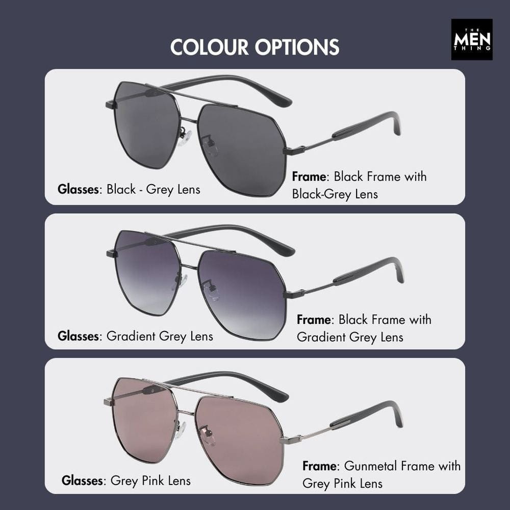J3354 - NOVA SHADE - HD Polarised Sunglasses for Men - UV400 Protection, Stainless Steel Frame - Black Frame with Black Lens - THE MEN THING