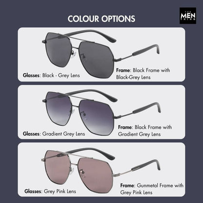 J3354 - NOVA SHADE - HD Polarised Sunglasses for Men - UV400 Protection, Stainless Steel Frame - Black Frame with Black Lens - THE MEN THING