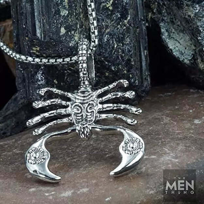 KINGSCORP - Alloy  Scorpion Pendant with Pure Stainless Steel 24inch Round Box Chain, European trending Style for Men & Boys - THE MEN THING