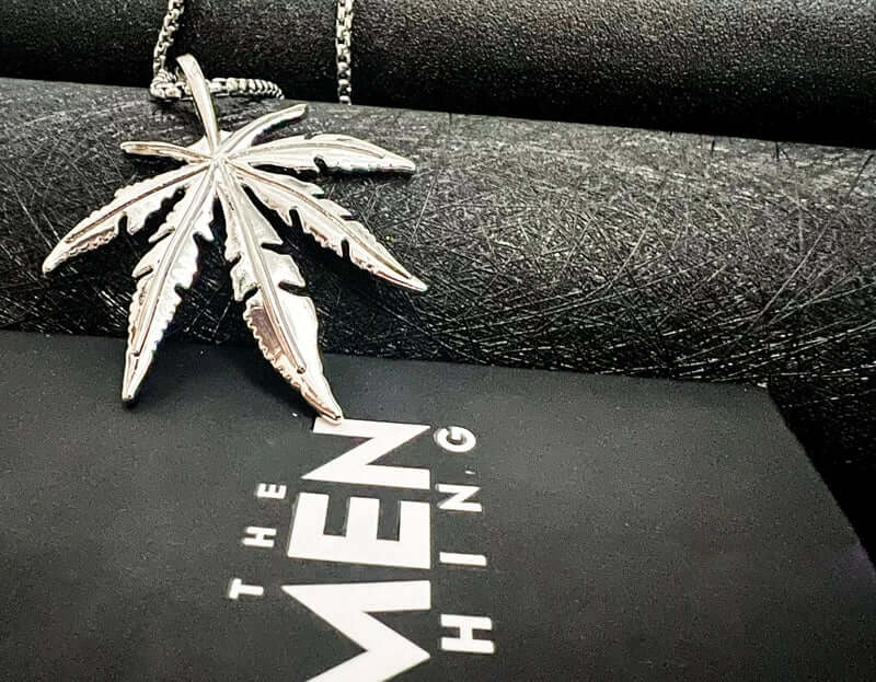 LEAFEN -  Alloy Pendant with Stainless Steel  24inch Chain - THE MEN THING