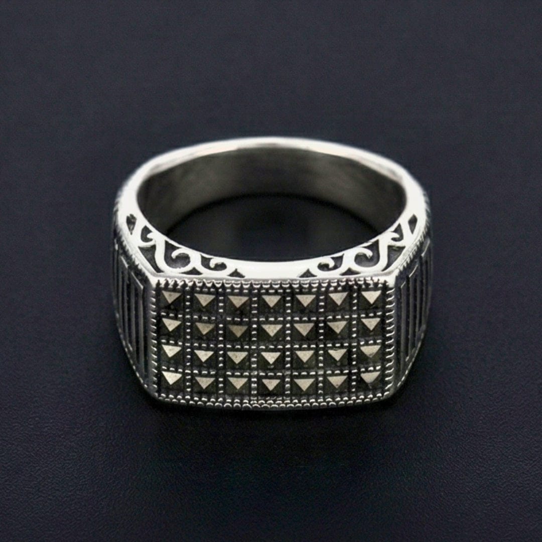 LEGION SIGNET RING - Pure Stainless Steel Men’s Steel-Plated Ring (Size : 17-22-27) — Rings for Men | THE MEN THING