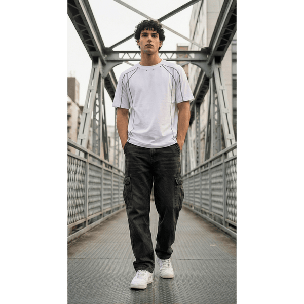 LINEFORM EDGE Oversized T-Shirt - White