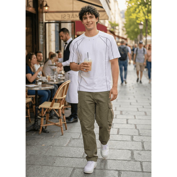 LINEFORM EDGE Oversized T-Shirt - White