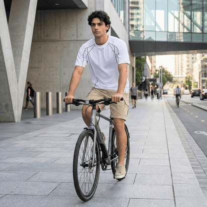 LINEFORM EDGE Oversized T-Shirt - White - THE MEN THING