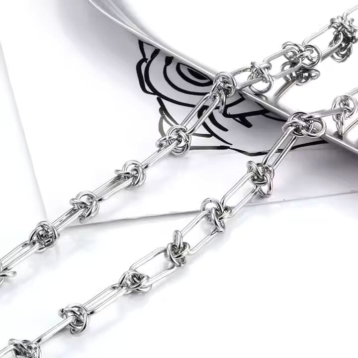 LINEO - 7mm Chain Pure Stainless Steel 23inch for Men & Boys - THE MEN THING