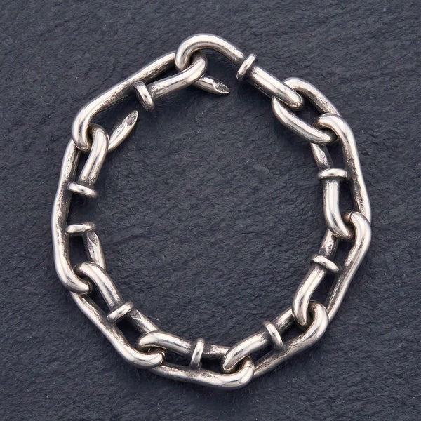 LINKER STEEL - 12mm Pure Titanium Steel Bracelet for Men & Boy (9inch)