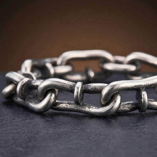 LINKER STEEL - 12mm Pure Titanium Steel Bracelet for Men & Boy (9inch)