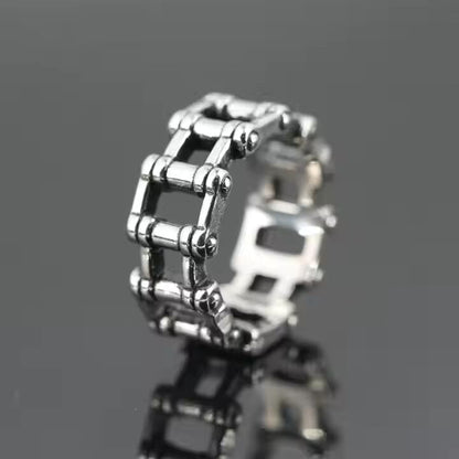METARION RING - Pure Stainless Steel Men’s Steel-Plated Ring – Statement Luxury Jewelry (Size : 16-22-27) - THE MEN THING