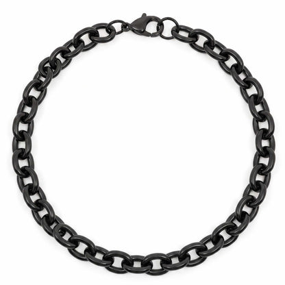 MONO LINK - 8mm Pure Stainless Steel  Bracelet 8 inch with Lobster Claw Buckle for Men & Boy - THE MEN THING