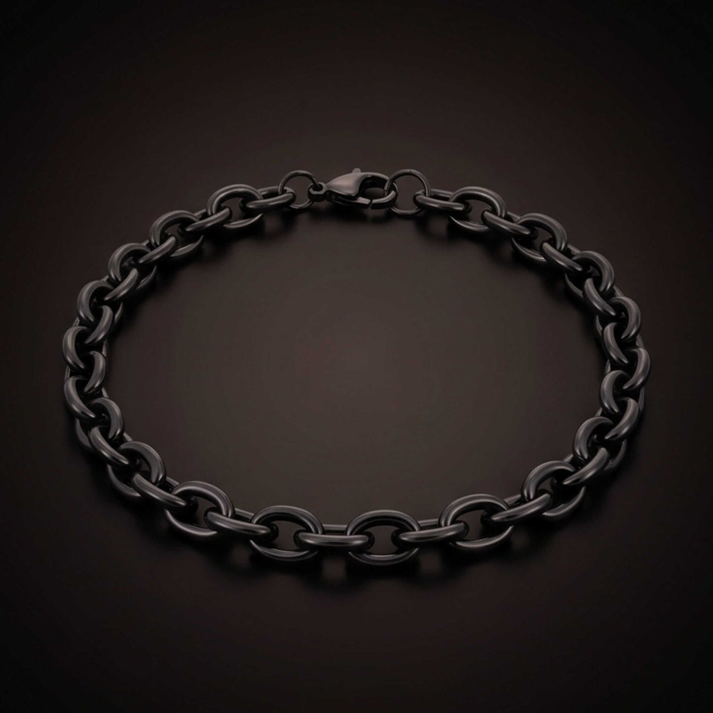 MONO LINK - 8mm Pure Stainless Steel  Bracelet 8 inch with Lobster Claw Buckle for Men & Boy - THE MEN THING