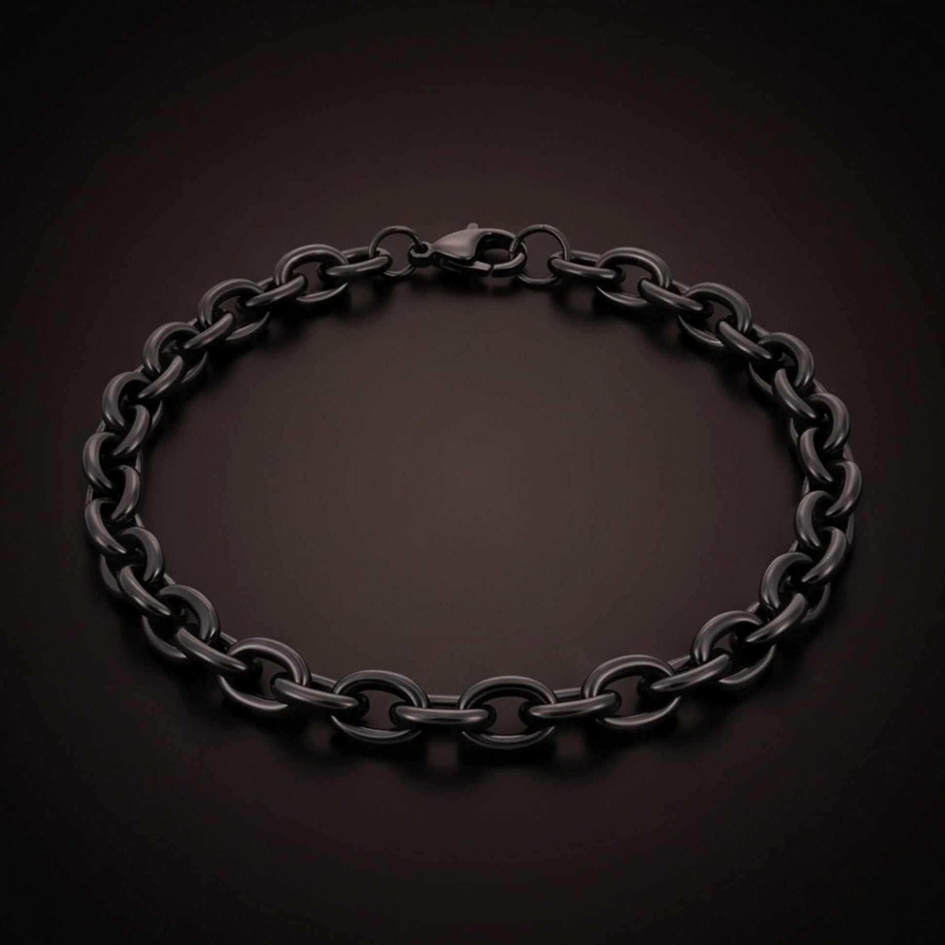 MONO LINK - 8mm Pure Stainless Steel  Bracelet 8 inch with Lobster Claw Buckle for Men & Boy - THE MEN THING
