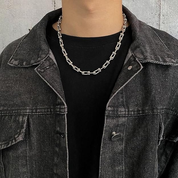 MYST LOCK - 8mm Chain Pure Stainless Steel 23inch for Men & Boys - THE MEN THING