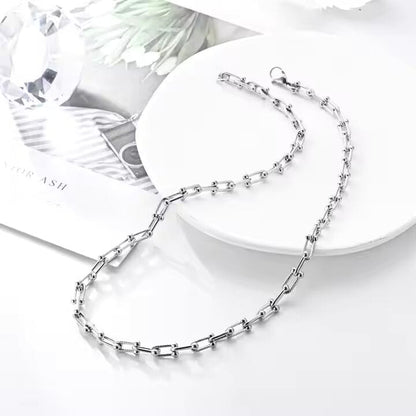 MYST LOCK - 8mm Chain Pure Stainless Steel 23inch for Men & Boys - THE MEN THING