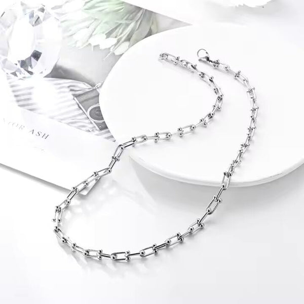MYST LOCK - 8mm Chain Pure Stainless Steel 23inch for Men & Boys