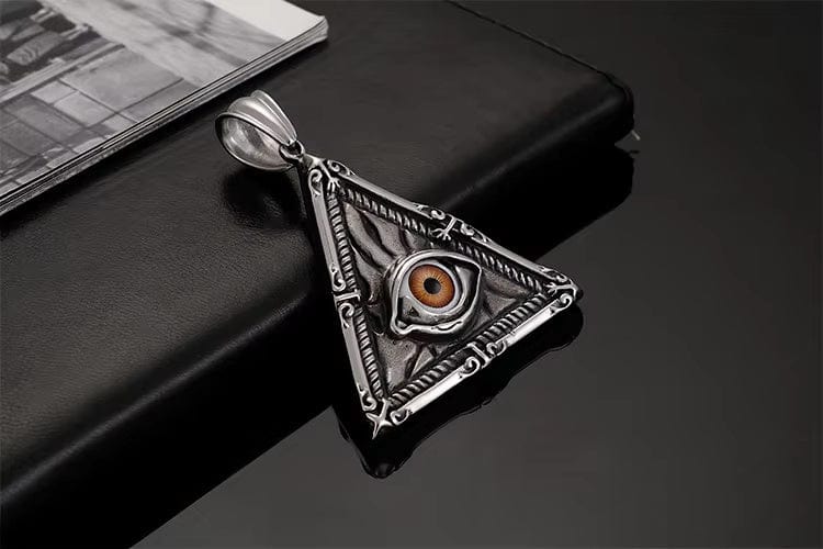 MYSTIC VISION PENDANT -  Alloy The Mystic Vision Pendant with Stainless Steel 24inch Round Box Chain, European trending for Men & Boy - THE MEN THING
