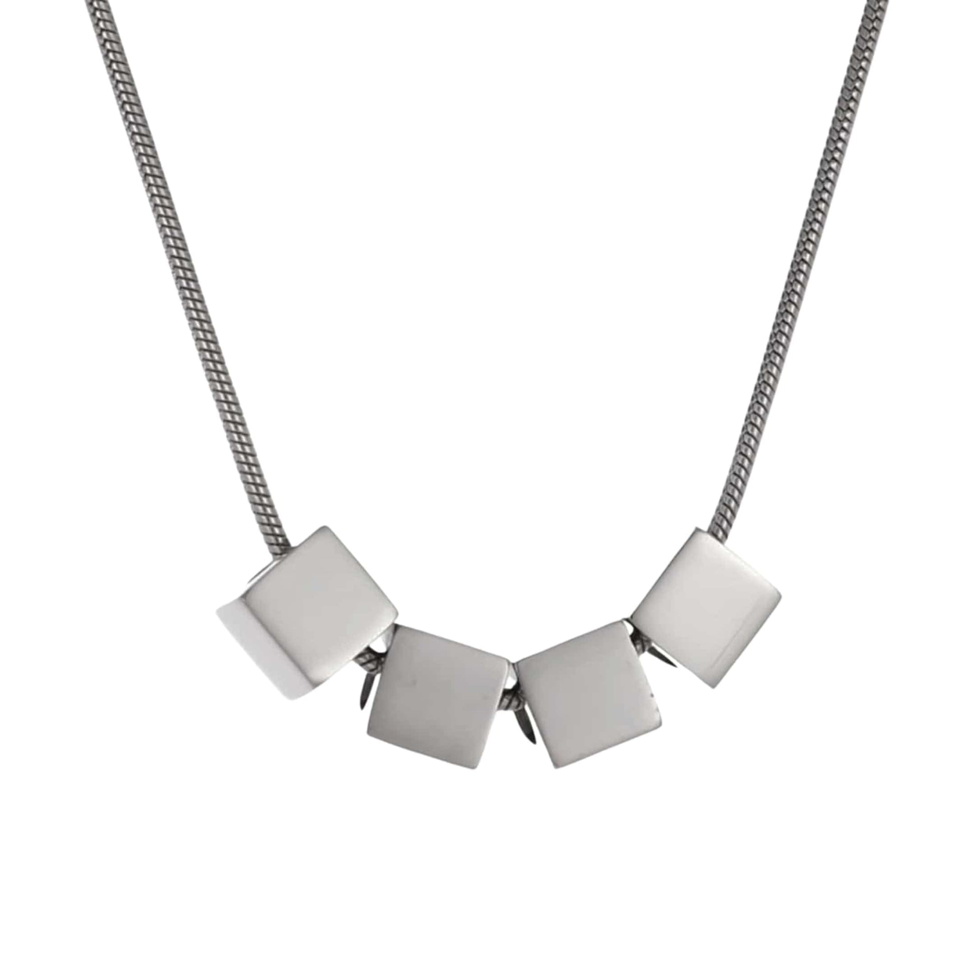 NEO CUBE - 8mm Titanium Steel Pendant with 22inch Chain for Men & Boys - THE MEN THING