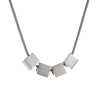NEO CUBE - 8mm Titanium Steel Pendant with 22inch Chain for Men & Boys - THE MEN THING